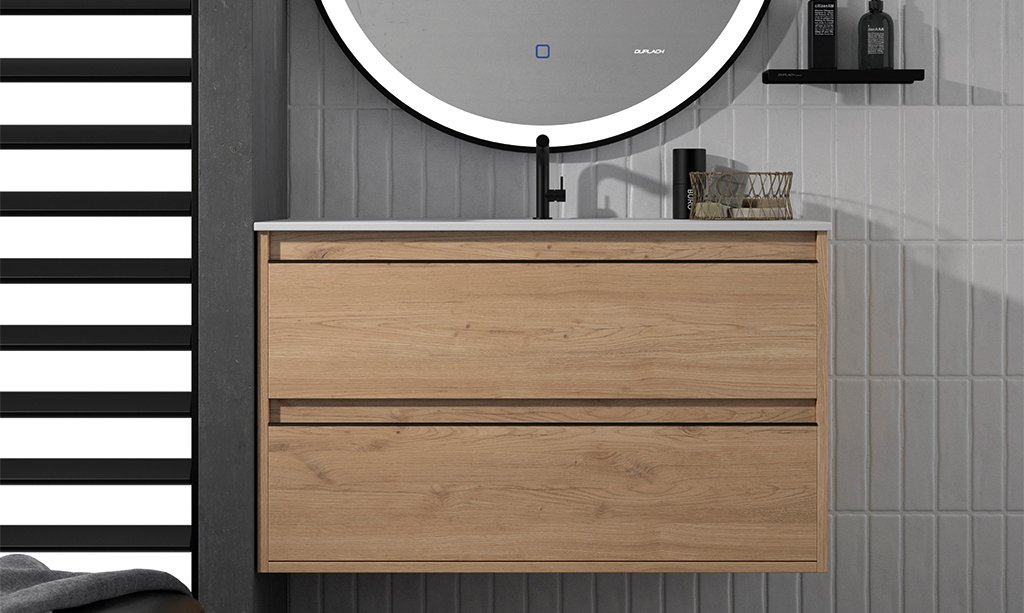 Mueble de baño Nasu acabado Gold