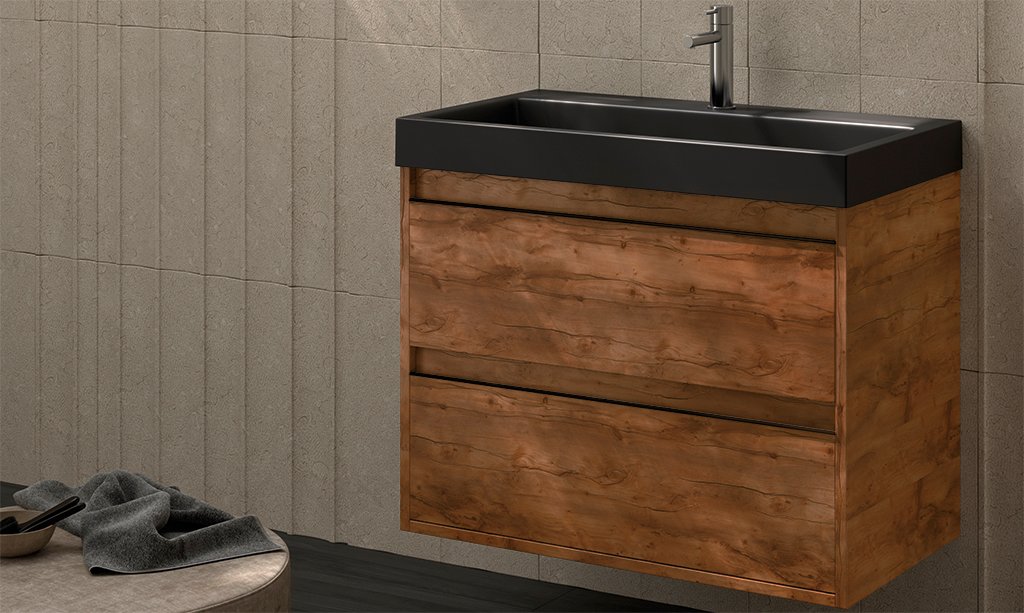 Mueble de baño Nasu acabado Rustik